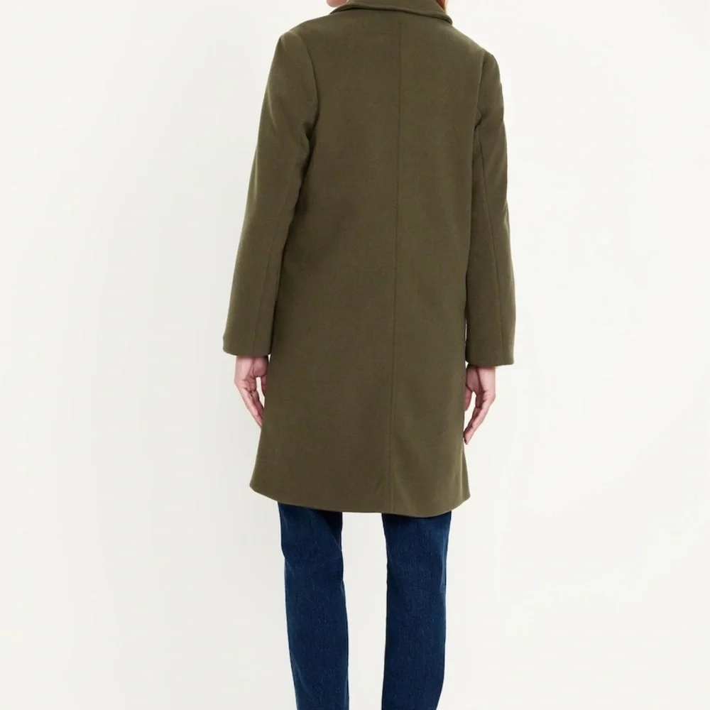 PRICE DROP❗️Flattering Olive Green Women's Coat 4X NWT - Picture 2 of 5